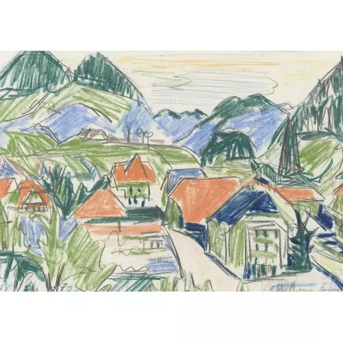 Sommerliche Landschaft bei Oschwand