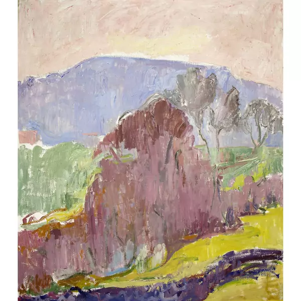 Werner Neuhaus — Landschaft bei der Oschwand — Galerie Kornfeld