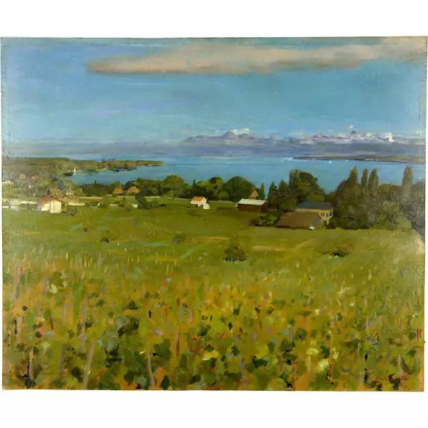 Werner Neuhaus — Genfersee bei Nyon — Galerie Kornfeld