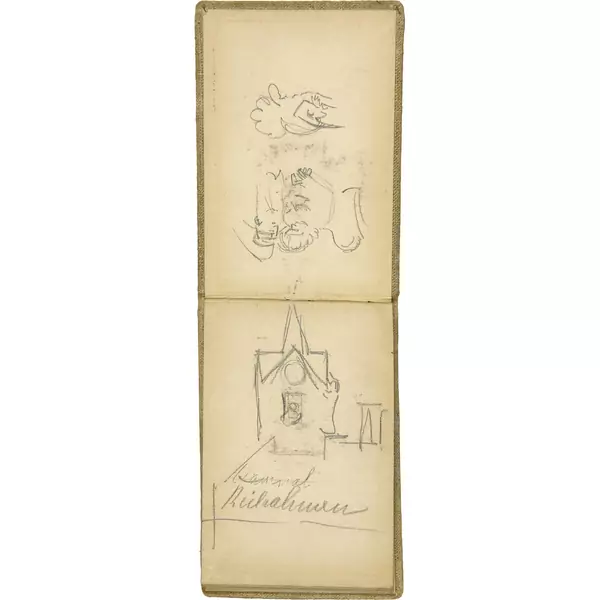 Werner Neuhaus — Zwei Skizzenbücher — Galerie Kornfeld