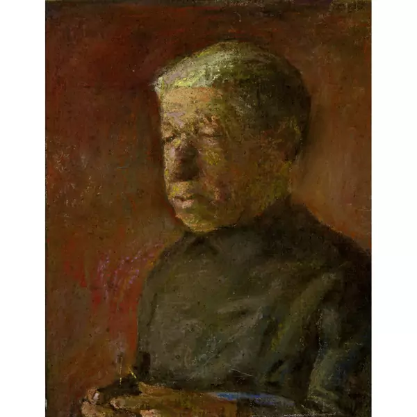 Werner Neuhaus — Portrait Verena Krall, Putzfrau von Simon Gfeller — Galerie Kornfeld