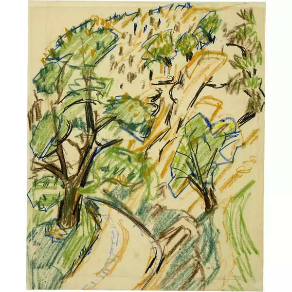 Werner Neuhaus — Waldweg — Galerie Kornfeld