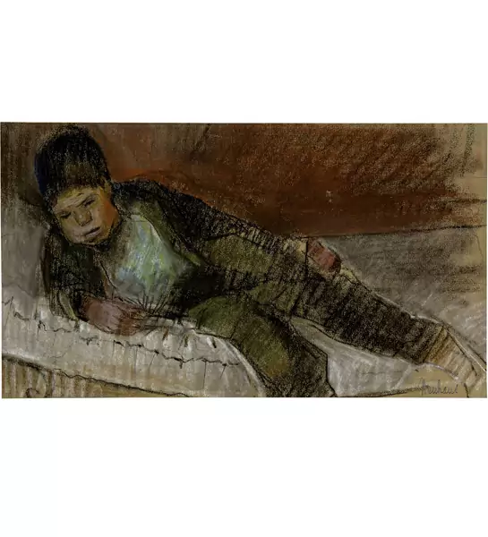 Werner Neuhaus — Liegender Knabe — Galerie Kornfeld