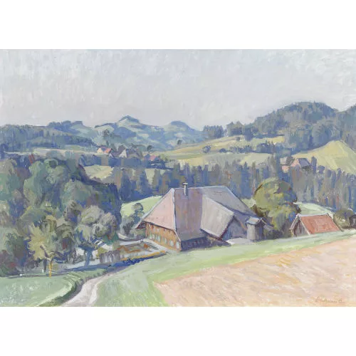 Werner Schmutz — Emmentaler Landschaft bei Ferenberg.