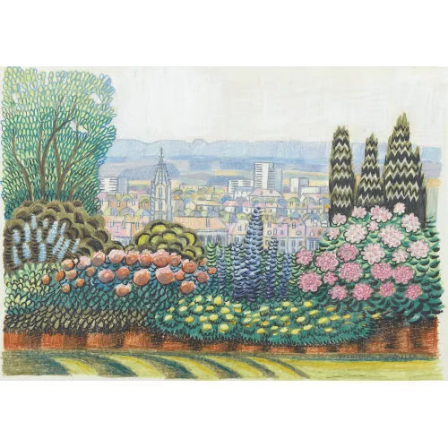 Werner Schmutz — Phantasieansicht von Bern.