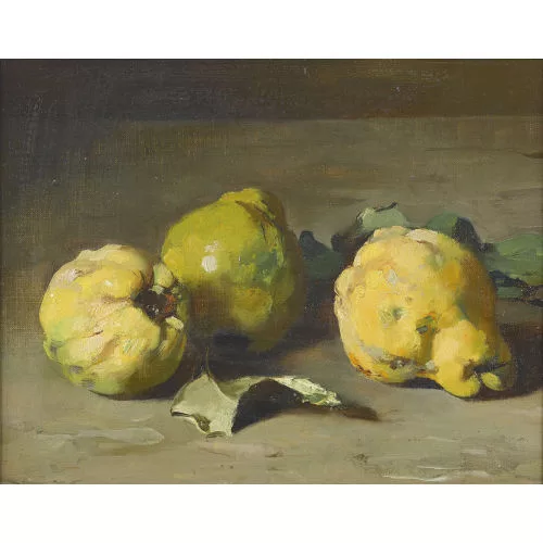 Werner Weber — Stillleben mit Quitten.