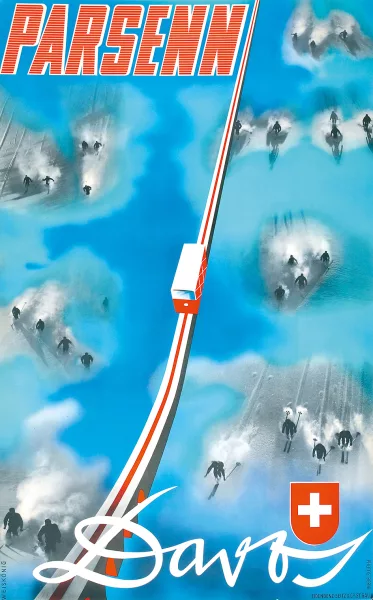 Werner Weiskönig — Parsenn Davos, 1936