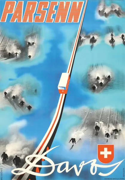 Werner Weiskönig — Parsenn Davos, 1936