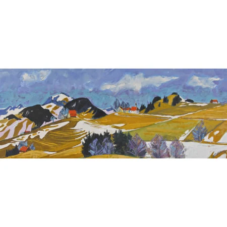 Appenzeller Landschaft im Vorfrühling