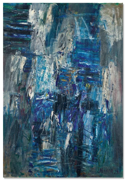 Wilfrid Moser — Bleu, 1959