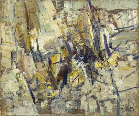 WILFRID MOSER — Ohne Titel. Um 1955. — Koller Auktionen