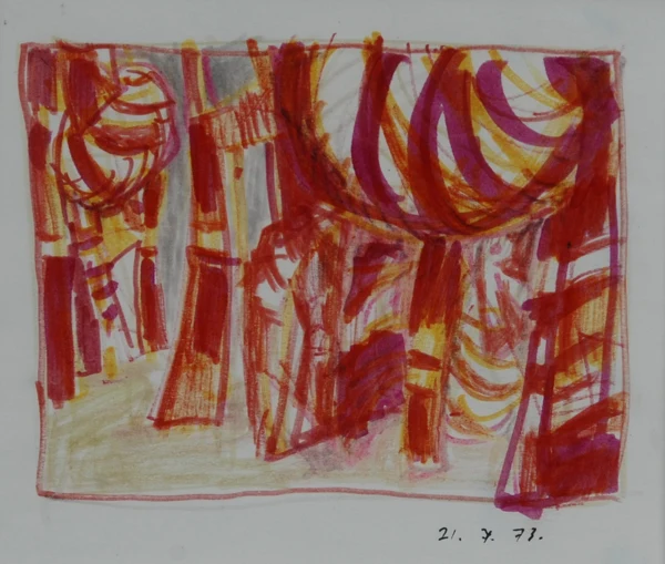 Wilfrid Moser — Ohne Titel, 1973