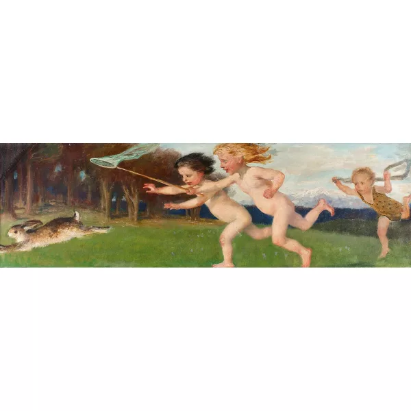 Wilhelm Balmer — Die Hasenjagd.