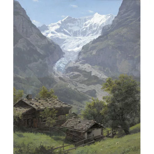 WILHELM BERNHARD BENTELI — "Viescherhörner, Grindelwald".