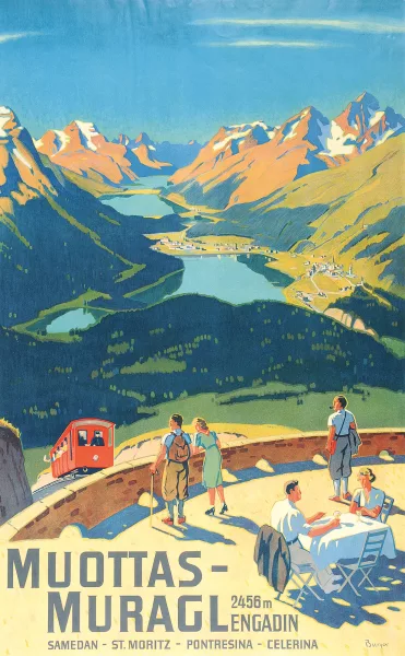 Wilhelm Friedrich Burger — Muottas Muragl, 1937