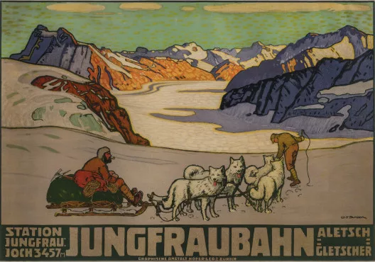 Wilhelm Friedrich Burger — Plakat Jungfraubahn, 1914