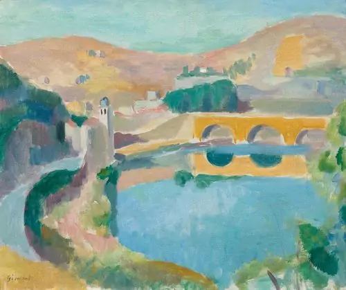 WILHELM GIMMI — Brücke von Cahors. — Koller Auktionen