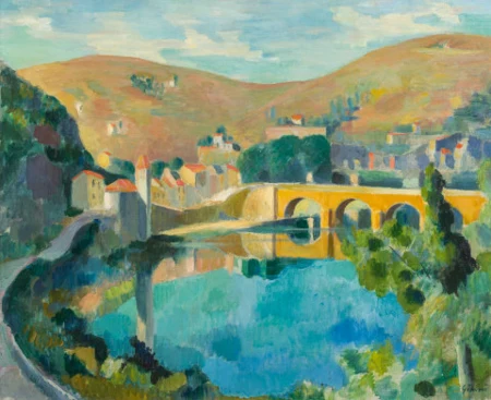 Le Pont de Cahors, 1922