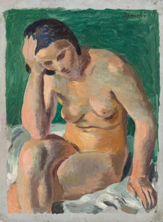 Nu assis, 1926