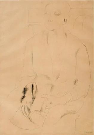 Portrait einer jungen Frau, 1918