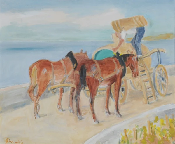 Wilhelm Gimmi — Chevaux de Vendanges, 1961