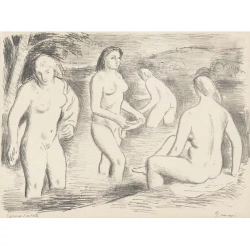 Wilhelm Gimmi — Le bain.