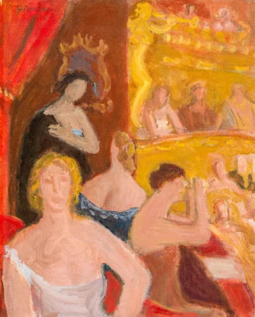 Loge de théâtre, um 1950