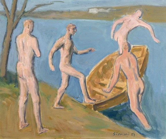 Wilhelm Gimmi — Badende II, 1957
