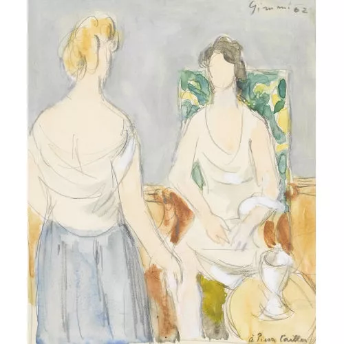 Wilhelm Gimmi — Deux femmes.