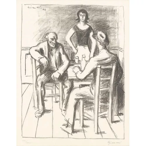 Wilhelm Gimmi — Le café des vignerons.
