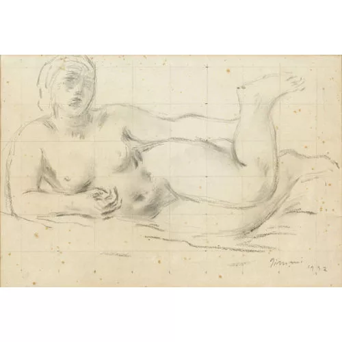 Wilhelm Gimmi — Femme couchée.