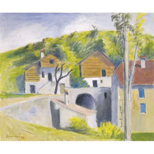 Wilhelm Gimmi — "Les Ruyères" (Maisons à Chexbres).