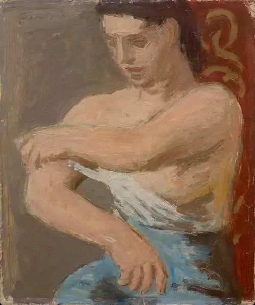 WILHELM GIMMI — Femme bras en travers. 1938. — Koller Auktionen