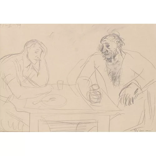 Wilhelm Gimmi — Au restaurant.