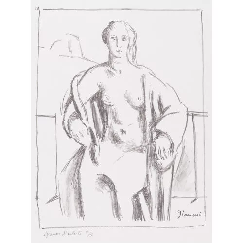 Wilhelm Gimmi — La femme nue.