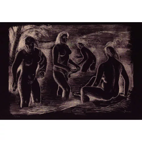 Wilhelm Gimmi — Le bain.