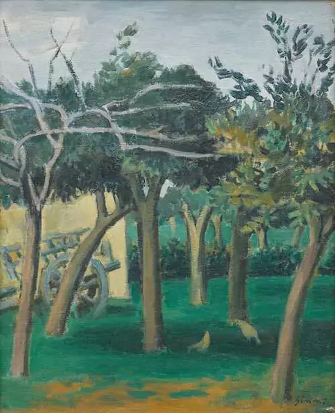 WILHELM GIMMI — Garten in der Normandie. — Koller Auktionen