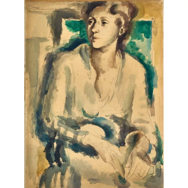 Wilhelm Gimmi — Femme assise.