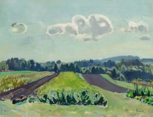 WILHELM GIMMI — Lavendelfelder. — Koller Auktionen