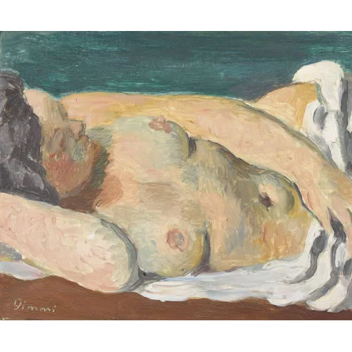 Wilhelm Gimmi — Nu (torse) couché.
