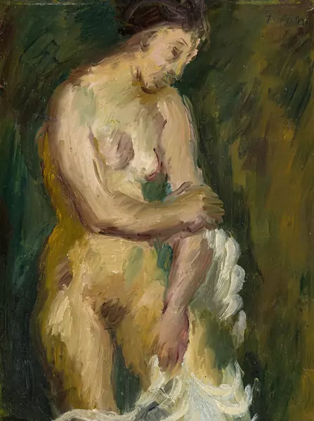 Nu à sa toilette "Après le bain