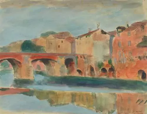 WILHELM GIMMI — Brücke von Albi. — Koller Auktionen