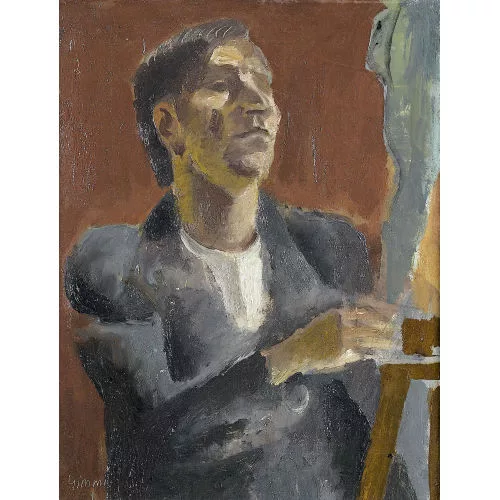 Wilhelm Gimmi — Portrait du sculpteur Gisler.