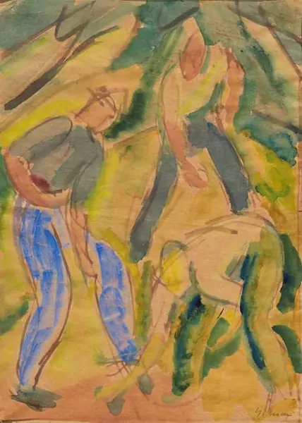 WILHELM GIMMI — Die Gärtner. 1910. — Koller Auktionen