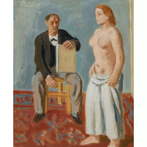 "Peintre et modèle"
