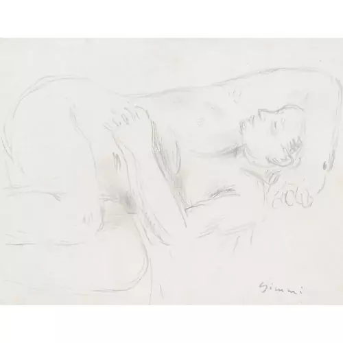 Femme allongée