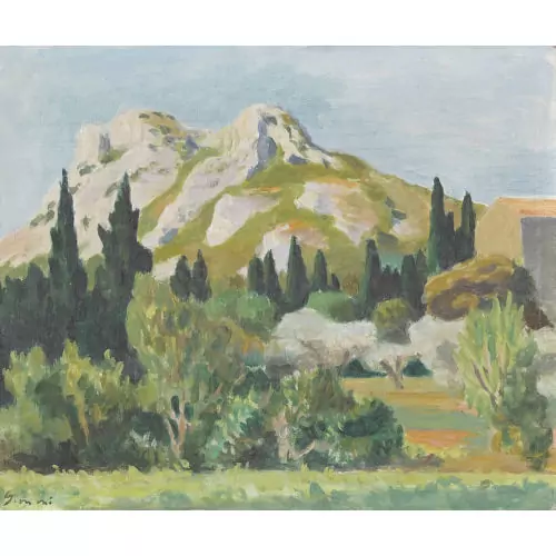 "Les Cyprès"