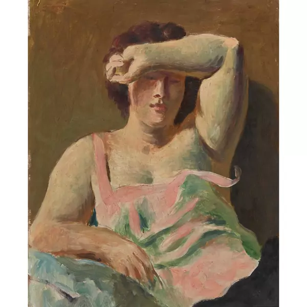 "Femme en déshabillé"