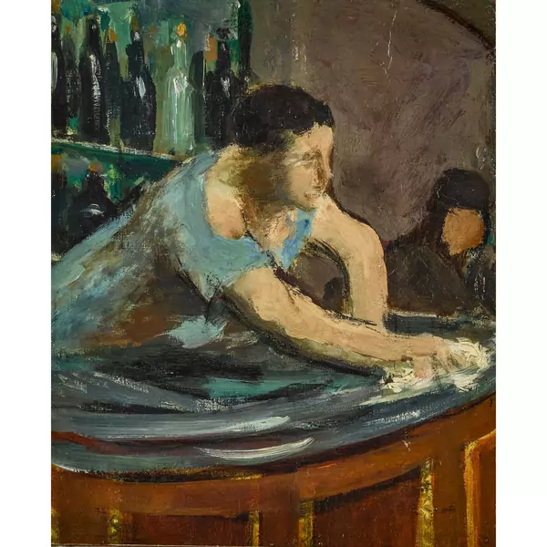 "Femme au comptoir"