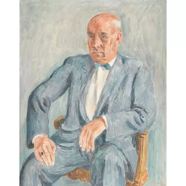 Dreiviertelporträt eines 60-jährigen Herrn
